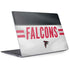 NFL Atlanta Falcons White Striped Surface Laptop 2 Skin
